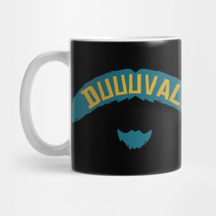 DUUUVAL Mustache - Black Mug